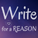 Headshot base write for a reason website logo